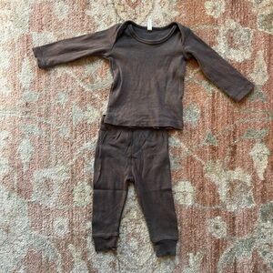 Quincy Mae Ribbed Long Sleeve Set
